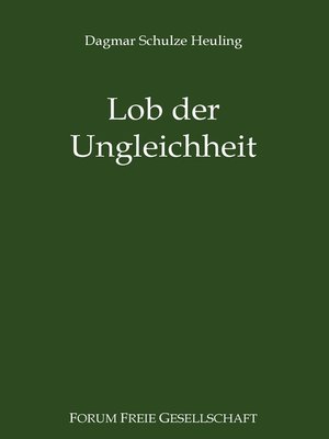 cover image of Lob der Ungleichheit